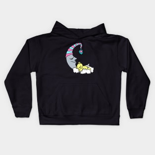 Bedtime Moon Bear Kids Hoodie